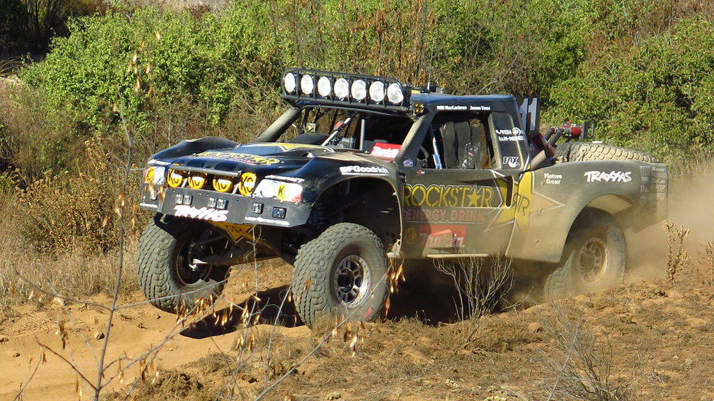 Passing Race Mile 30, Trophy Truck #11 would ultimately win the 49th running of the Baja 1000 becoming a three-peat for Rob MacCachran with an elapsed time of 17 hours and 13 minutes.