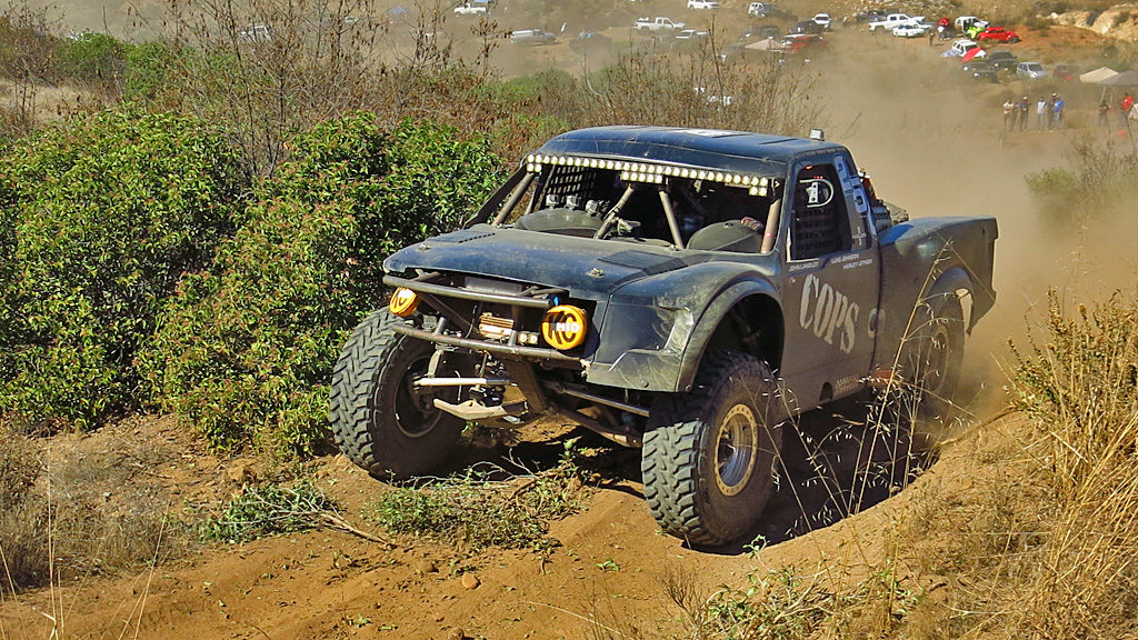 John Langley and Mike Howell in the COPS Racing #250 Trophy Truck Spec.