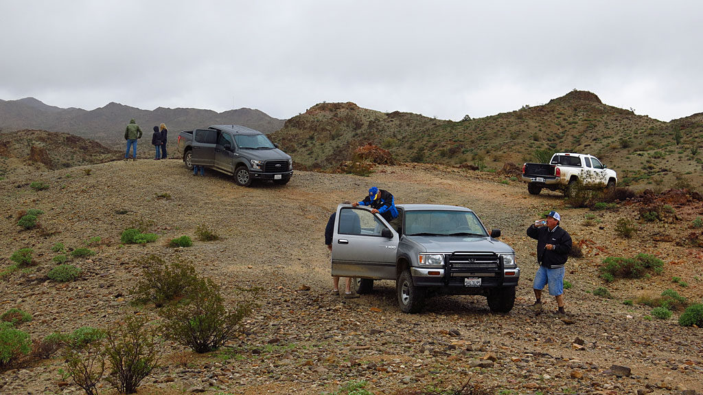Stopping at a view point, also a good opportunity to get out of the car and run off some energy.