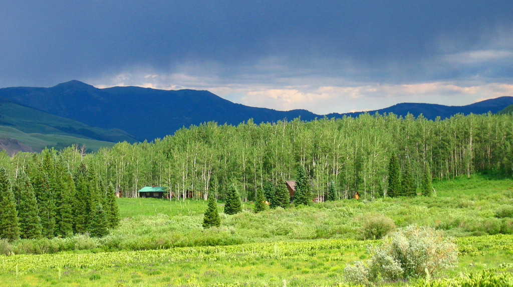 A thunderstorm over Gothic, CO. A thunderstorm over Gothic, CO.