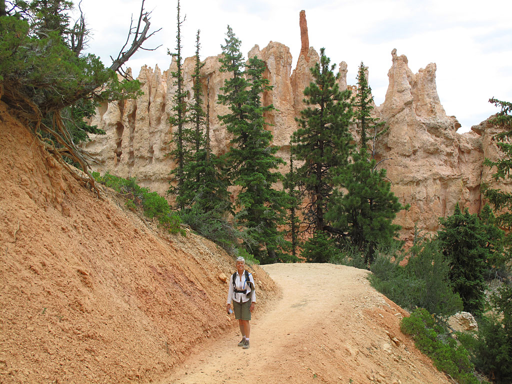 Hiking in the bowels of Bryce. Hiking in the bowels of Bryce.