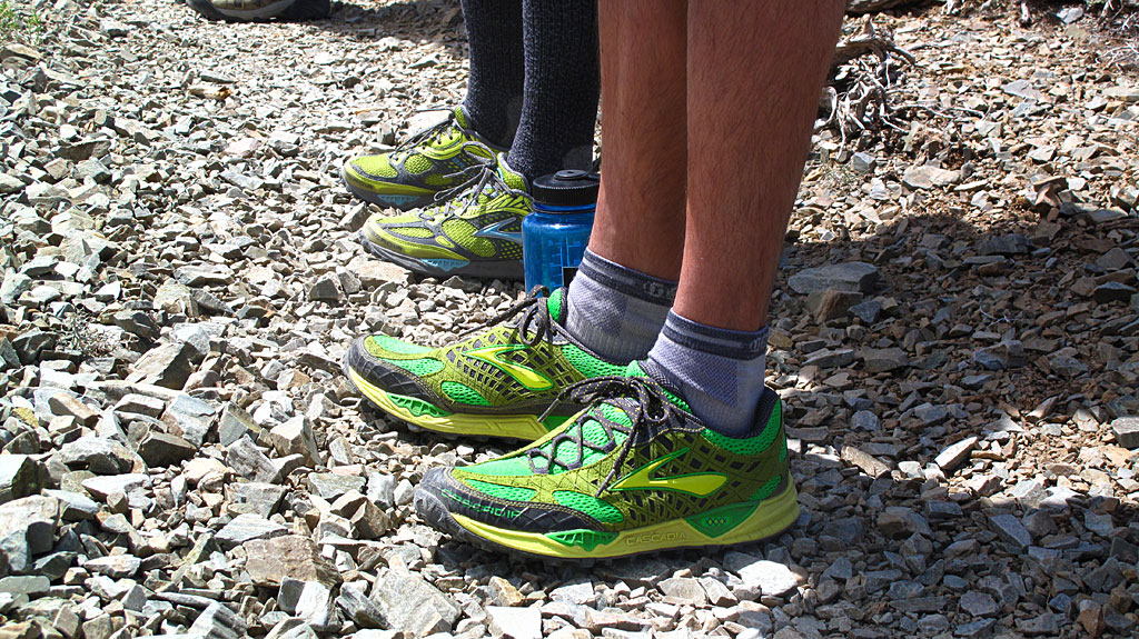 Professional hiking slippers.