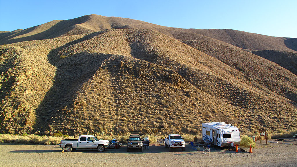 Our campground at Wildrose. Our campground at Wildrose.