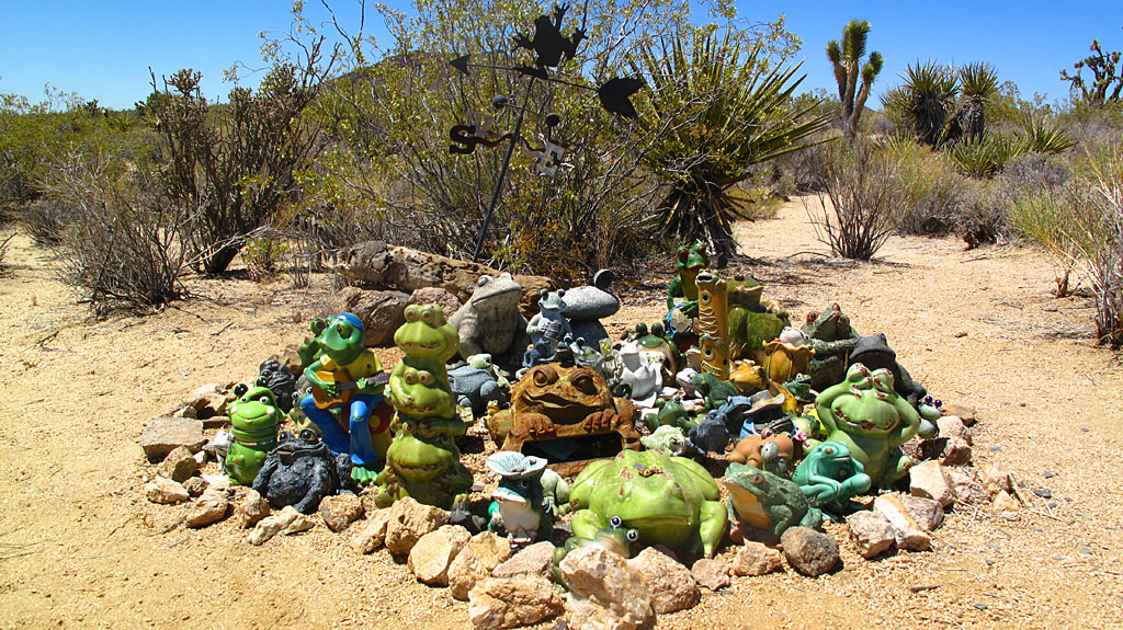 The Frog Pond behind the mail box. The Frog Pond behind the mail box.