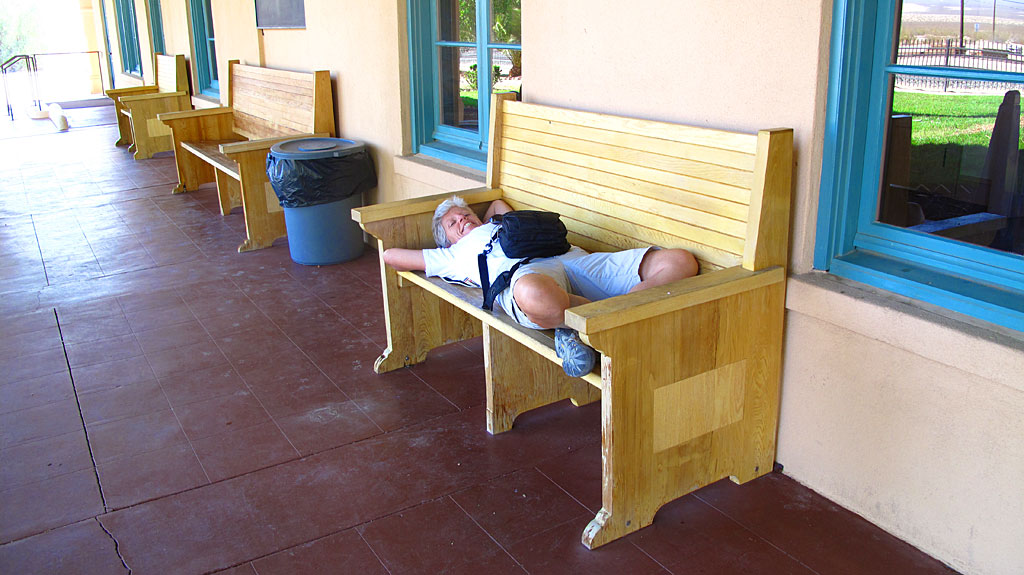 Carol manages to relax in the Kelso waiting room. Carol manages to relax in the Kelso waiting room.