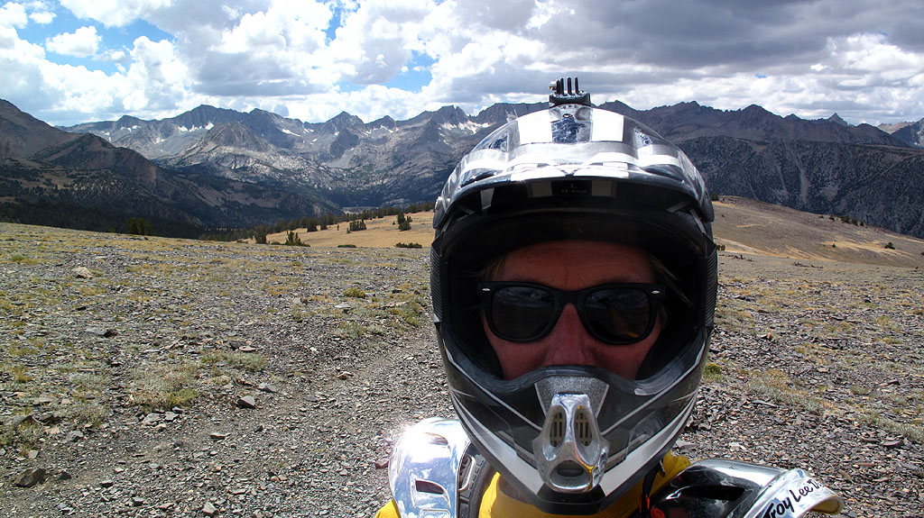A self-portrait on Coyote Ridge with the Sierras in the background, a little over 11,000'. Comparing photos I've taken in past years, there's much less snow this year. A self-portrait on Coyote Ridge with the Sierras in the background, a little over 11,000'. Comparing photos I've taken in past years, there's much less snow this year.