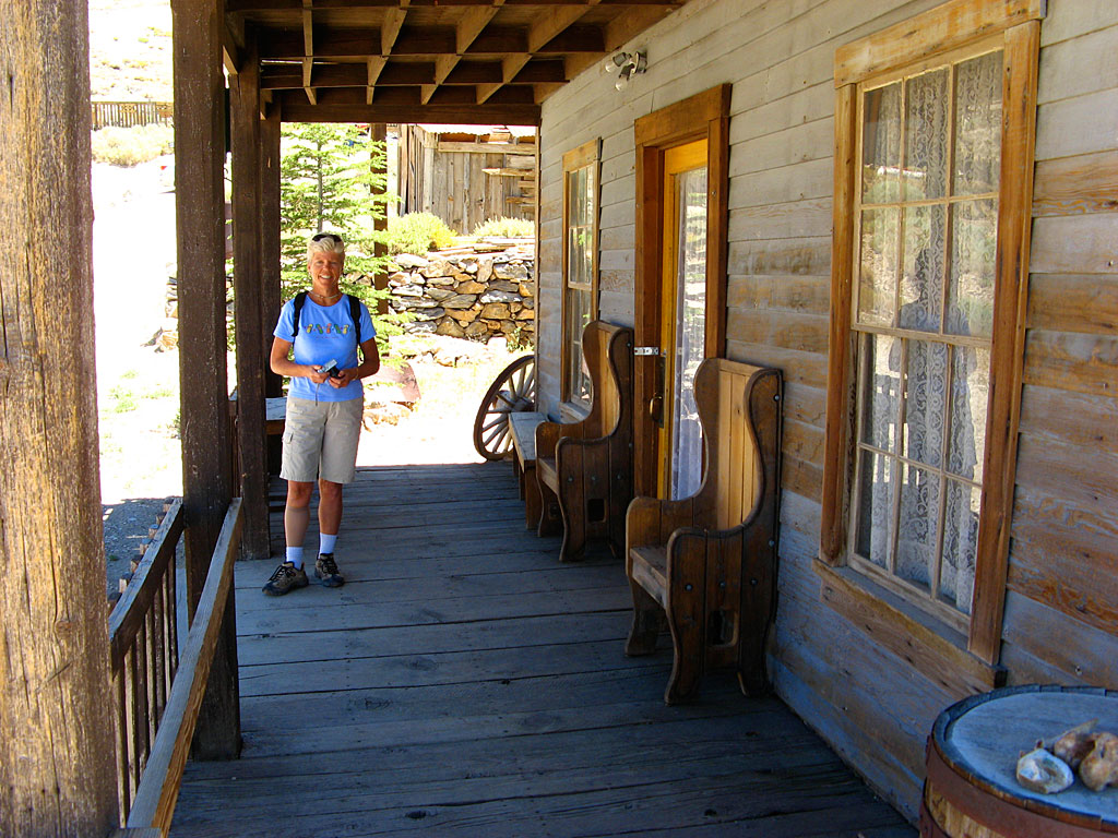 The front porch of the American Hotel, which isn't open for business, due to some silly fire code issues. The front porch of the American Hotel, which isn't open for business, due to some silly fire code issues.