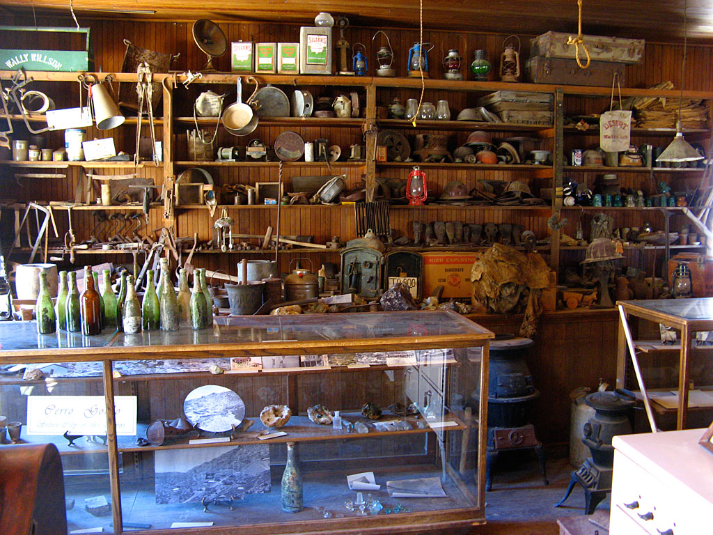 Inside the general store. Inside the general store.