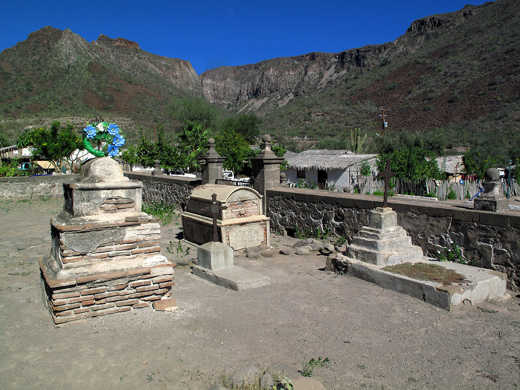 The town's graveyard, next to the church. The town's graveyard, next to the church.