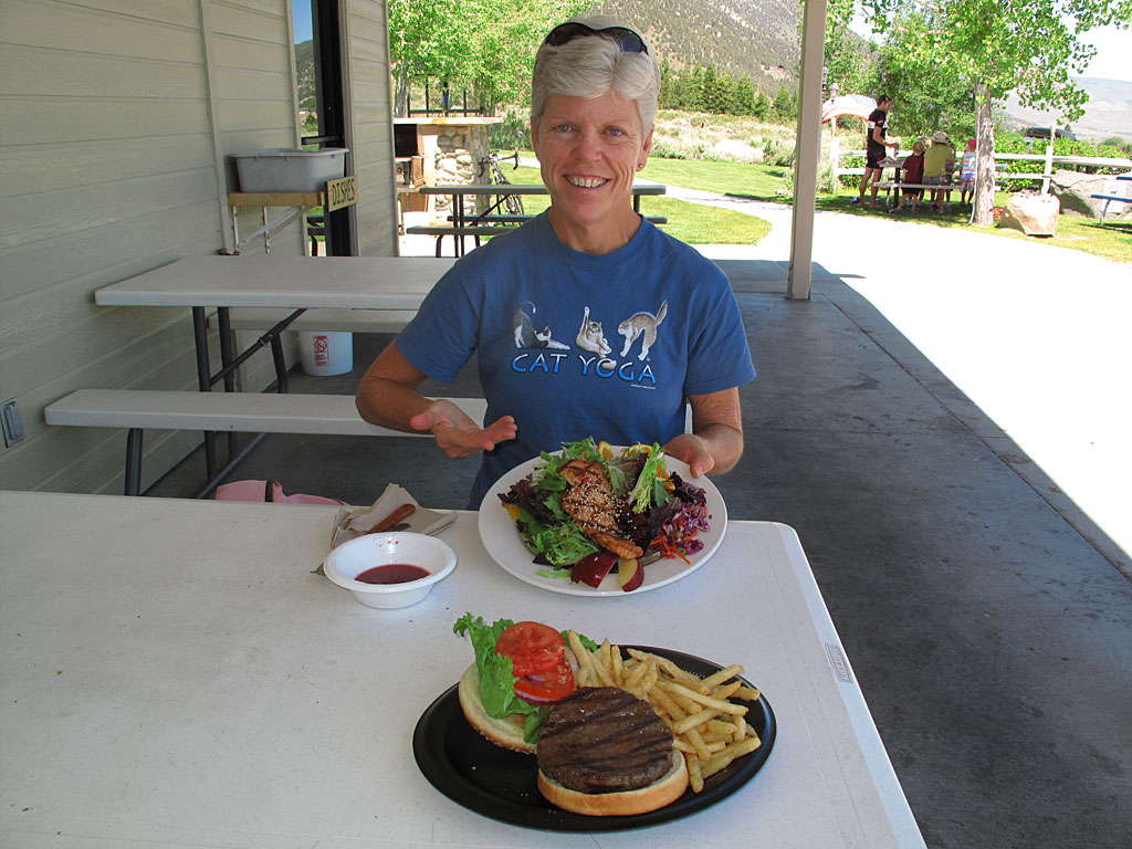 Lunch at the Whoa Nellie Deli overlooking Mono Lake. Or said differently, eating Mobil gas station food in Lee Vining. Lunch at the Whoa Nellie Deli overlooking Mono Lake. Or said differently, eating Mobil gas station food in Lee Vining.