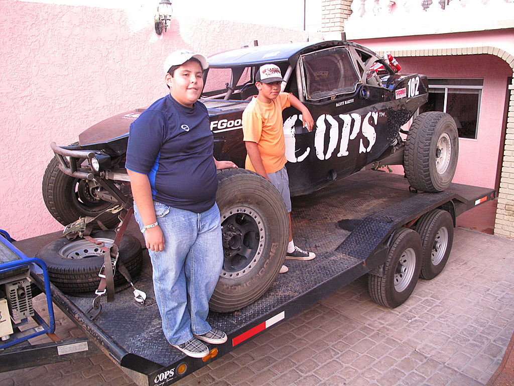 A couple of local COPS fans were following the team on Facebook and decided to come by the hotel to say hello. A couple of local COPS fans were following the team on Facebook and decided to come by the hotel to say hello.