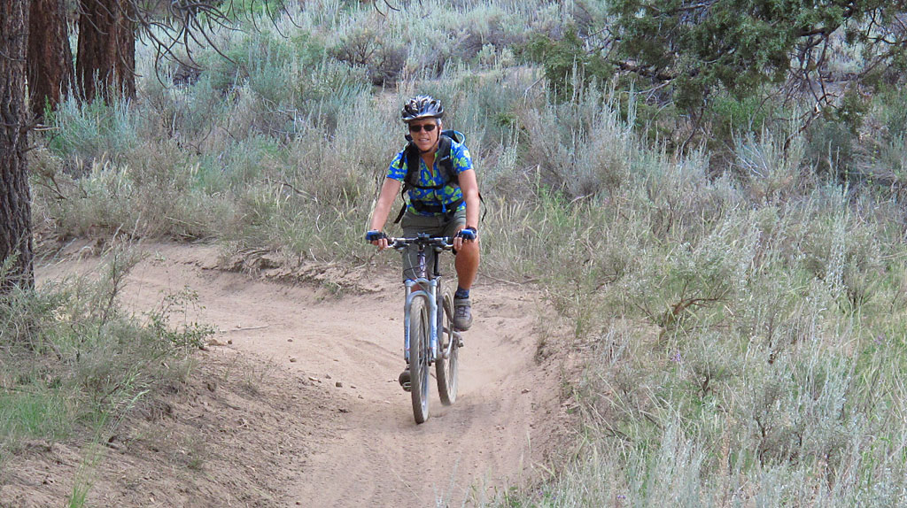 Carol got in a quick ride on one of the dirt bike trails. As it turns out, dirt bike trails have lots of sand and whoops - not so good for mountain biking. Instead of riding, I got to watch my broken back heal. Carol got in a quick ride on one of the dirt bike trails. As it turns out, dirt bike trails have lots of sand and whoops - not so good for mountain biking. Instead of riding, I got to watch my broken back heal.