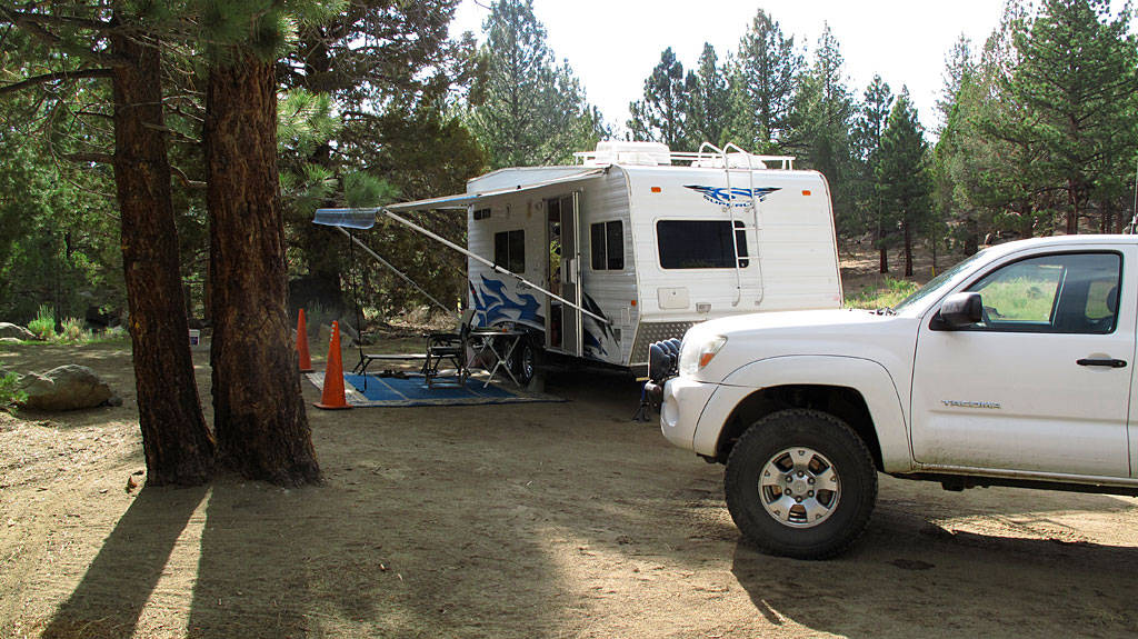Our dispersed camp site near Rodeo Flats, sans tourists. Our dispersed camp site near Rodeo Flats, sans tourists.