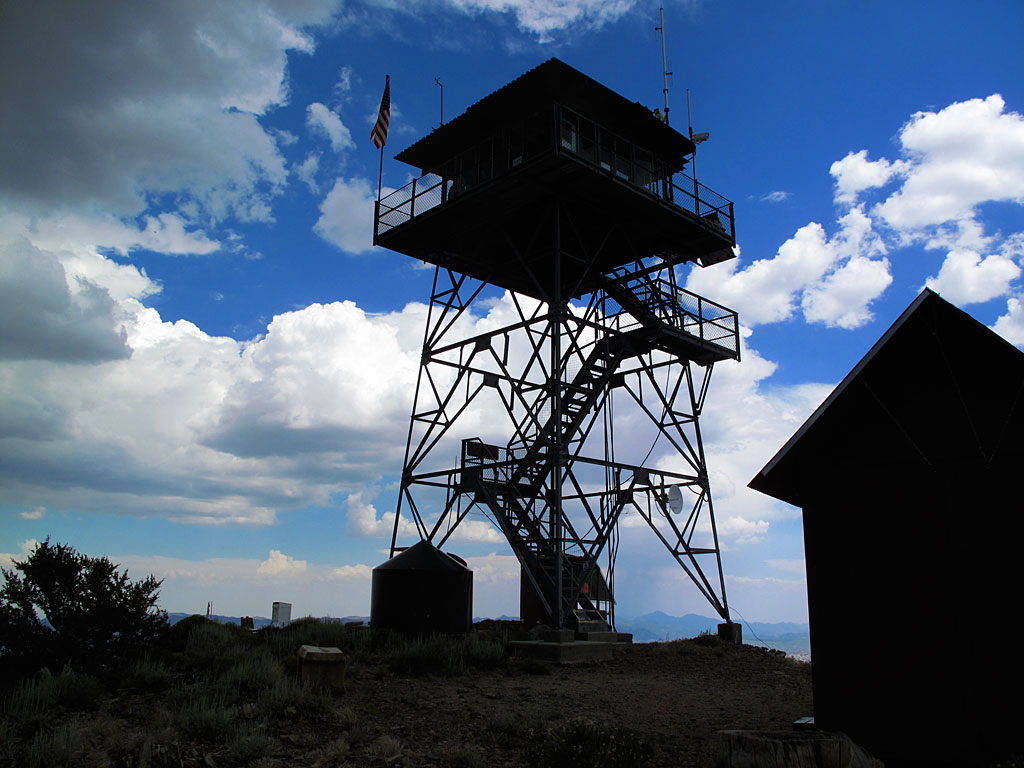 Bald Mountain fire Lookout. Bald Mountain fire Lookout.