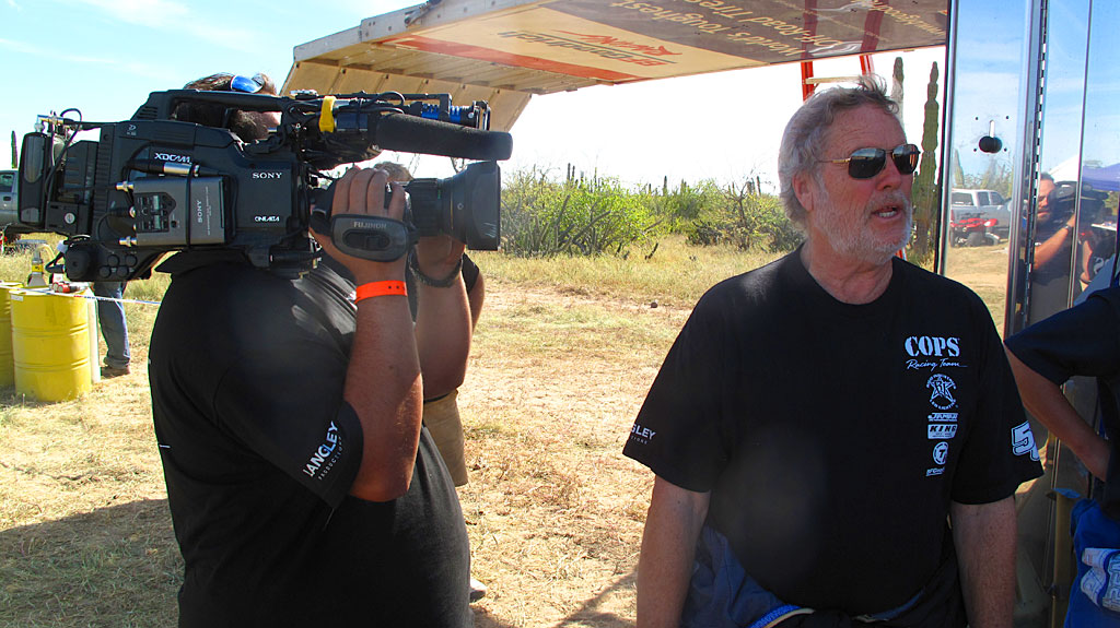 A disappointed John Langley learns about the demise of the Team's Trophy Truck. A disappointed John Langley learns about the demise of the Team's Trophy Truck.