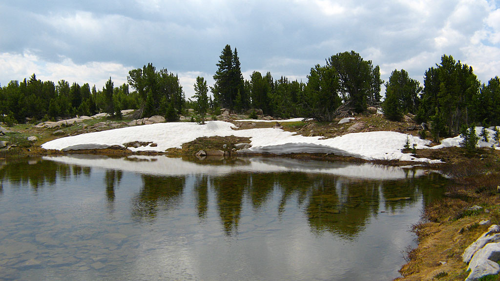 One of countless, unnamed lakes along the highway. One of countless, unnamed lakes along the highway.