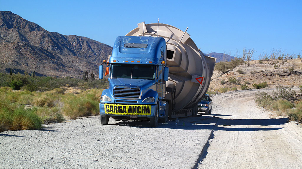 From our "What Was He Thinking?" Department: Half-way between Coco's and Gonzaga, headed south. The load appeared to have shifted. From our "What Was He Thinking?" Department: Half-way between Coco's and Gonzaga, headed south. The load appeared to have shifted.