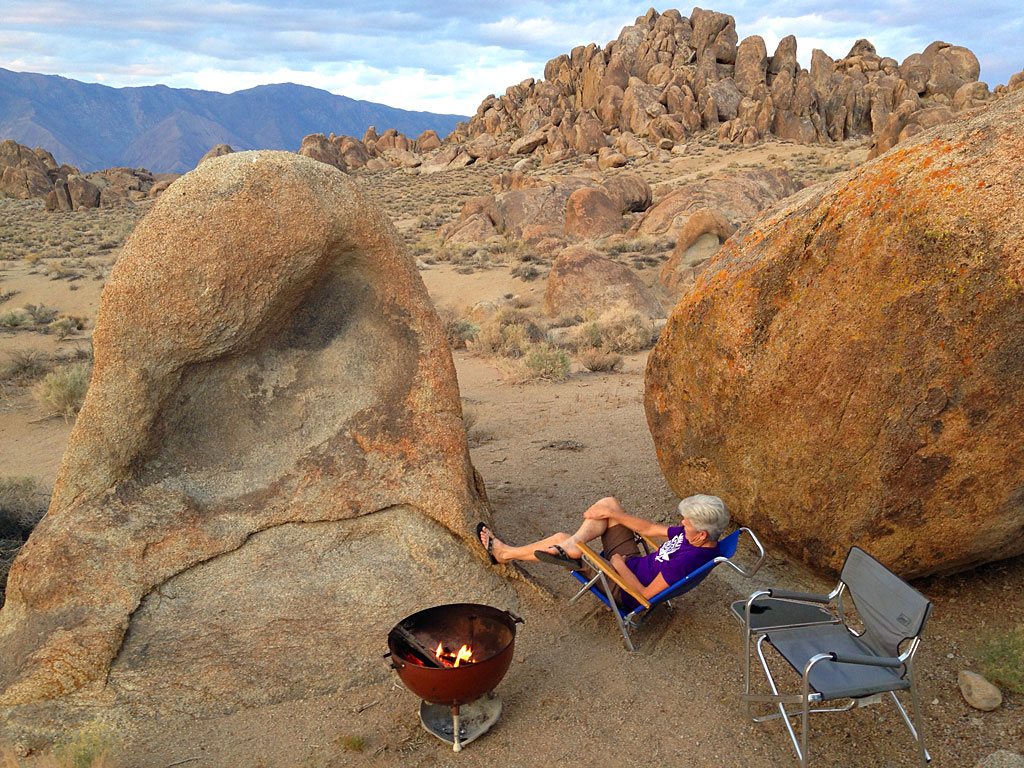 Was it just us, or did the rock at our camp look like the Simpson's characters Kang and Kodos?