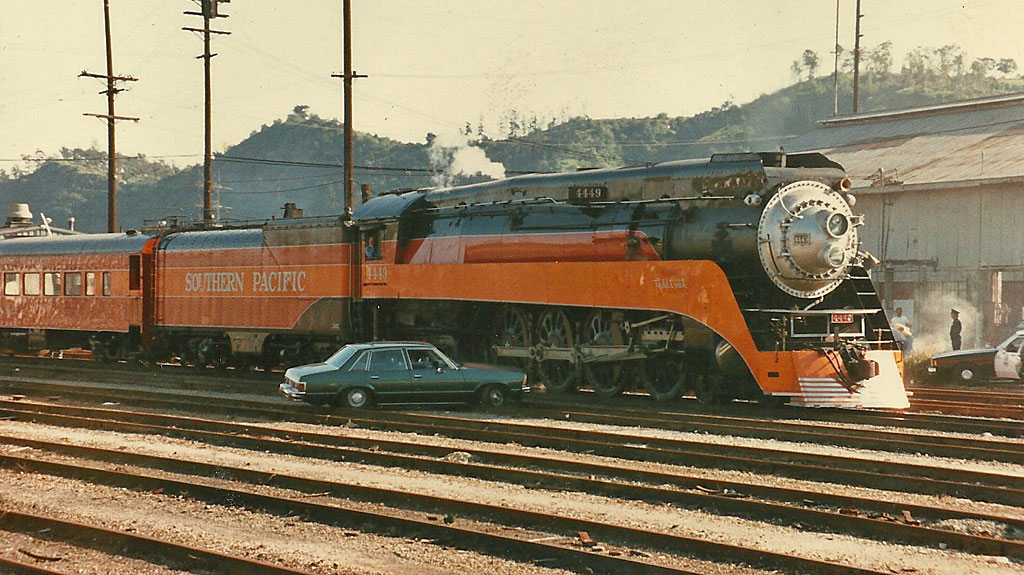 At one point, we got to watch a police car ram the side of the train. Actually, they inched up the car, with lots of direction, so there was no chance the train would get damaged or even scratched.