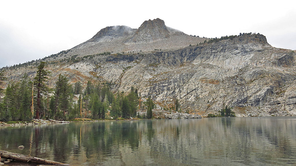 Nine thousand foot elevation May Lake in Yosemite.