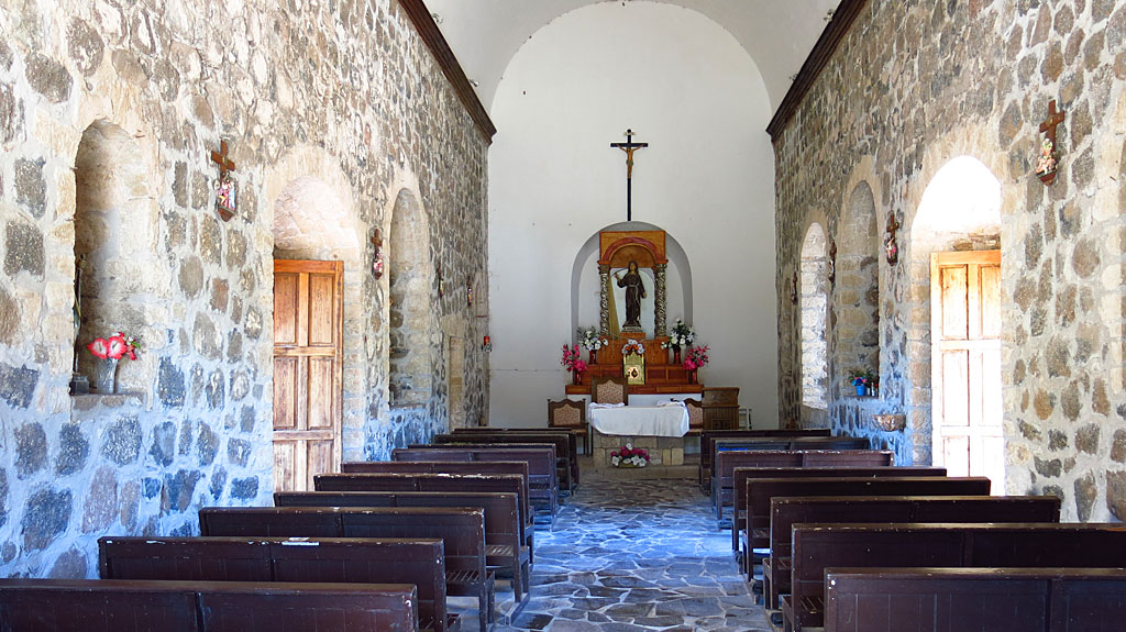 The mission ceased to function in 1828. The present church buildings have been extensively restored.