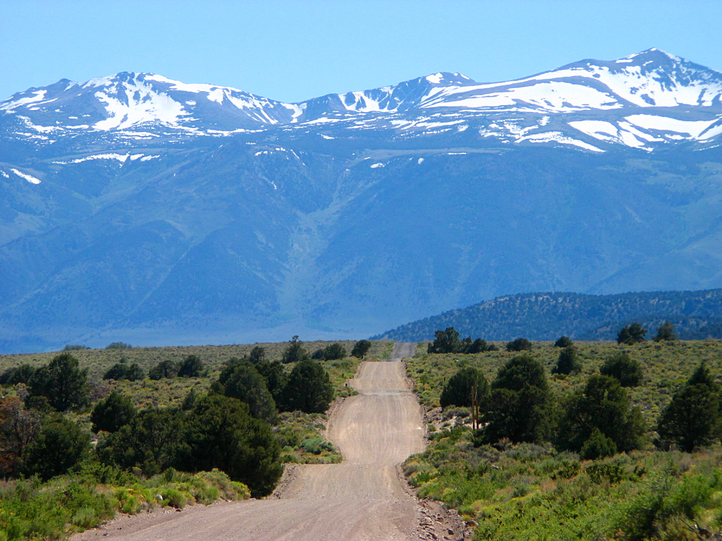 Goat Ranch Cutoff, near Mono Lake in the Eastern Sierras.