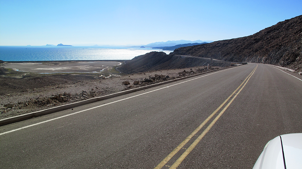 Highway 5 near El Huerfanito, Baja California.