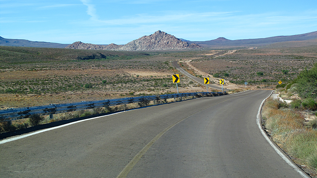 Mexico Highway 1, near San Agustin, Baja California.