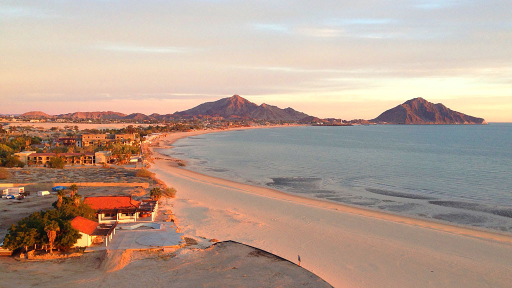 A spectacular San Felipe sunrise seen from the sixth floor of the Playas del Paraiso Resort.