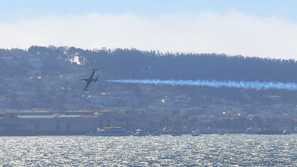 As a bonus while visiting The Rock, we got to see part of the Fleet Week San Francisco air show including the Blue Angels.