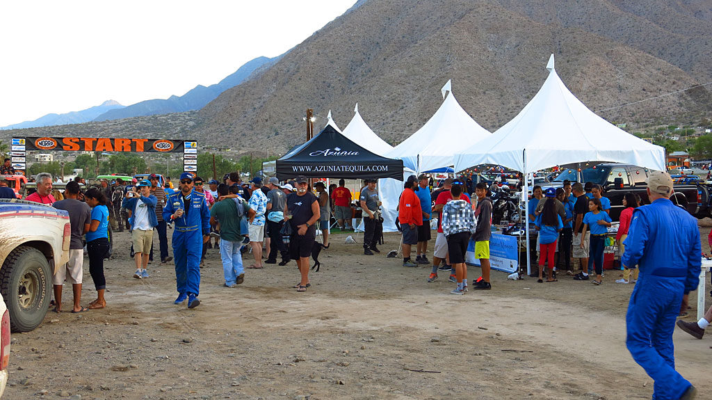 After a flawless day of racing for both trucks, we visit Pit City at the finish line in Bay of Los Angeles, where tacos and margaritas flowed freely, along with many race-related stories.
