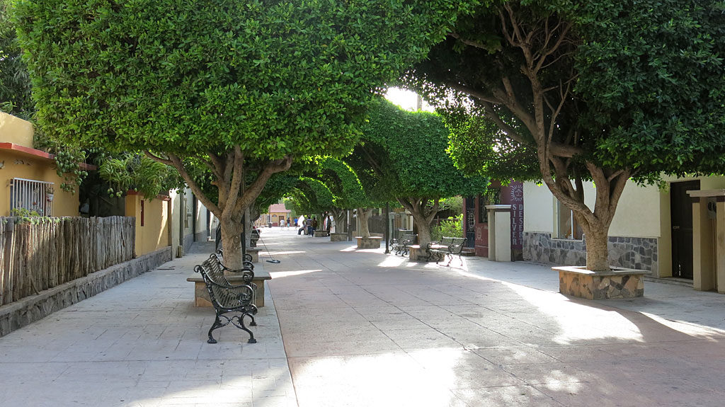 Downtown Loreto, BCS, an über-cool Baja town.