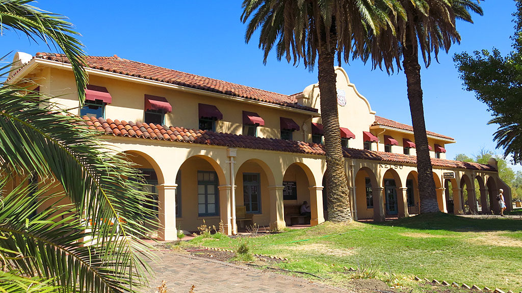 Another off-Mojave Road stop takes us to the old Union Pacific Kelso Depot. Several years ago, the railroad sold the property to the National Park Service which turned the building into a pretty spectacular Mojave National Preserve visitor center.