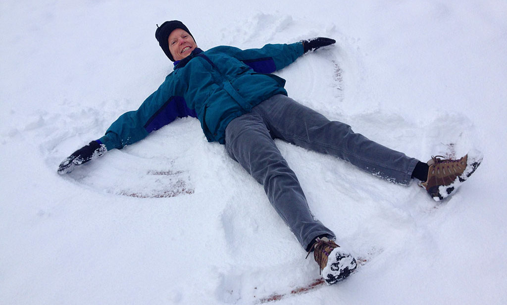 The snow angel angel.