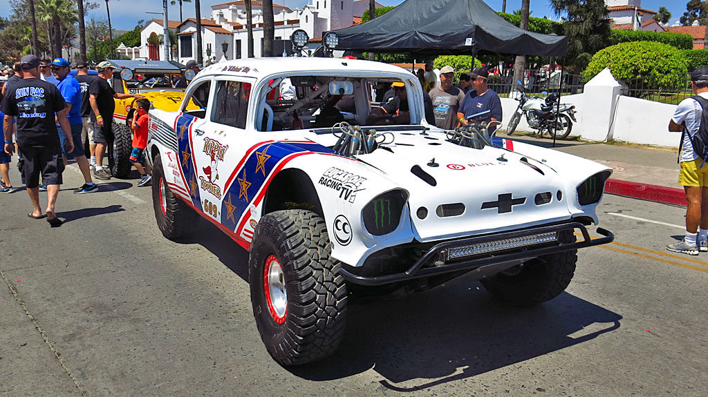 A '57 Chevy Bel Air in a 1300 mile Baja race? Sure, why not. The #609, aka the Rippin' Rooster, was a fan favorite originally built and raced by Larry Schwacofer more than 30 years ago.