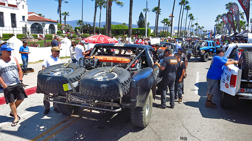 As with many races, Contingency Row and Tech Inspection were held in front of the Riviera Cultural Center in Ensenada.