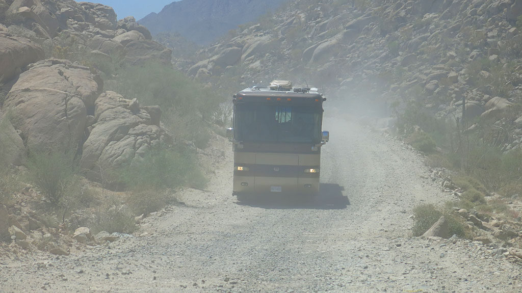 South of San Felipe, the race course followed a dirt section of Mexican Highway 5. We met people out there, who I'd wager, did not know a race was underway.