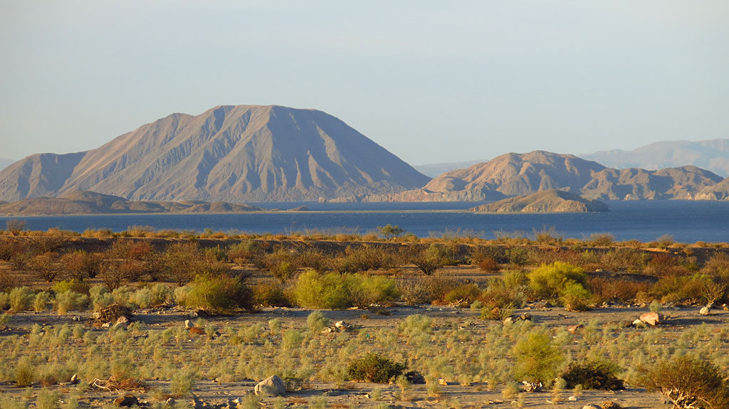 End of day in Bahía de los Ángeles.