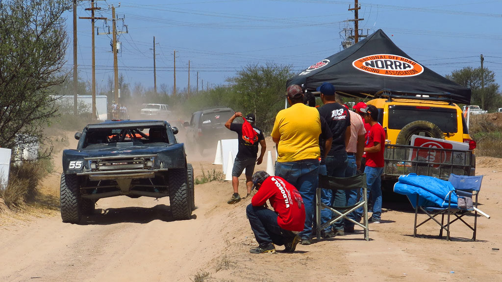 The COPS Trophy Truck begins a Special Section just south of Ciudad Constitucion. Next stop in 200 miles, La Paz.