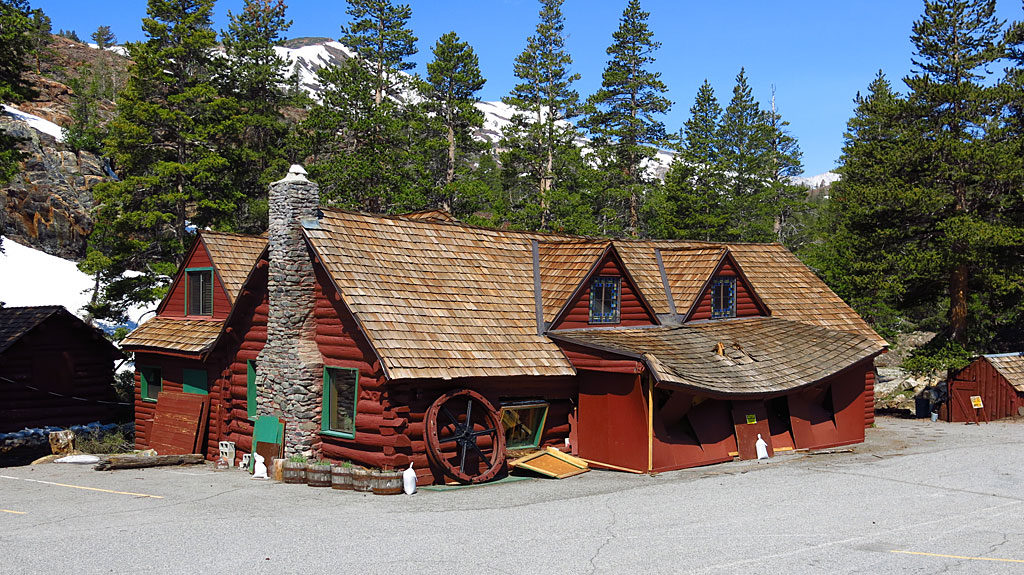And speaking of snow damage, the Tioga Pass Resort is also not opening for the season. Many cabins near the creek were still flooded.