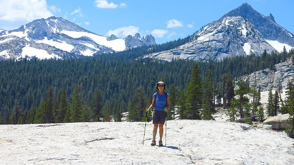Back in Yosemite again -- this time on top of Pothole Dome, an easy hike with spectacular 360º views.