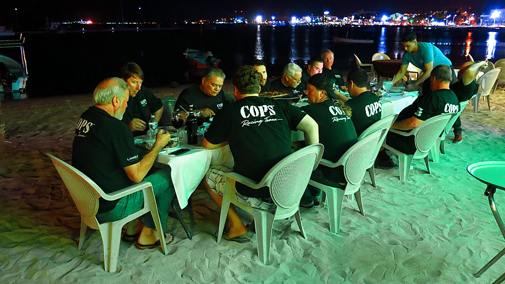 We celebrated our first night in La Paz with a team dinner on the beach at Stella's Cucina Al Forno & Beach Club, an exceptional Italian restaurant.
