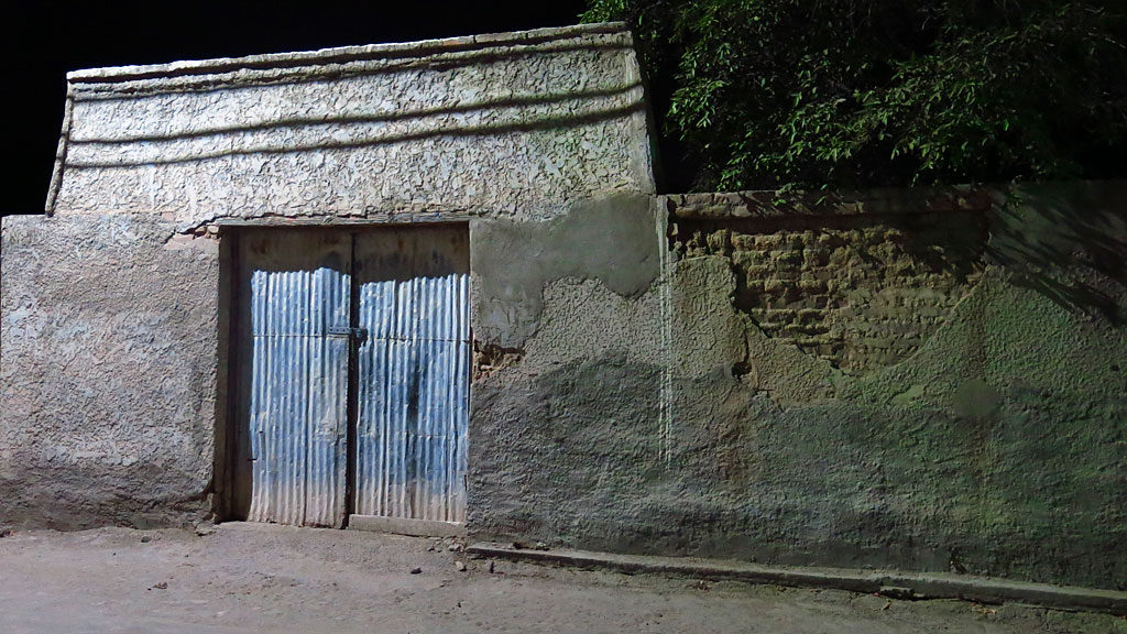 As construction materials, you can't go wrong with corrugated steel and adobe.