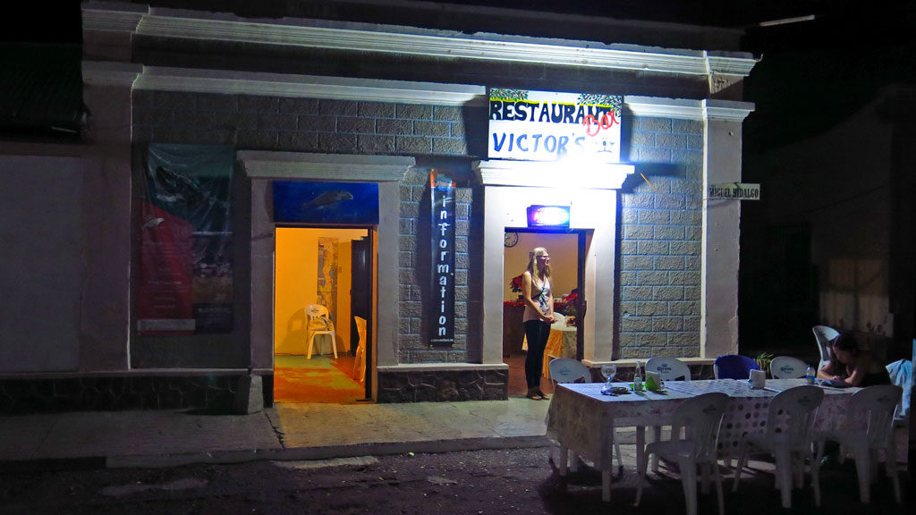 Restaurante Victor's in the Plaza Publica, the perfect place for Thanksgiving tacos and a margarita.
