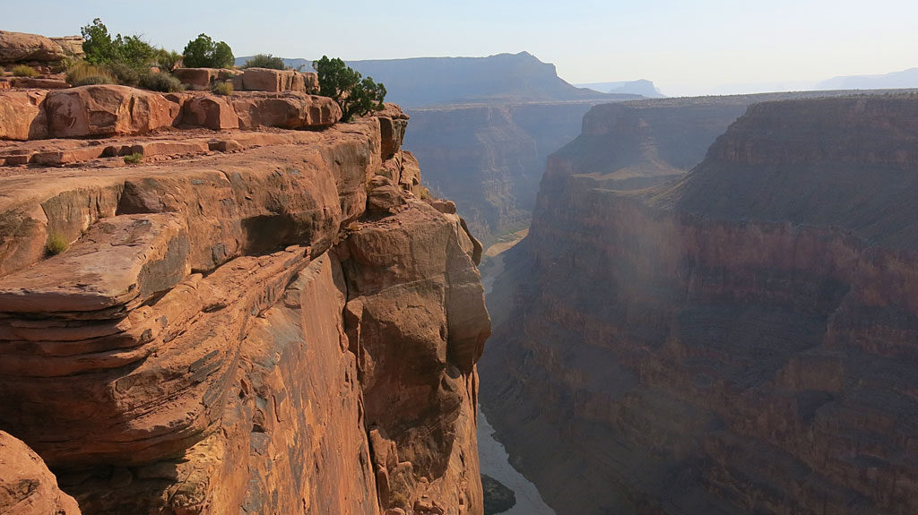 Canyon visibility was hazy due to wildfire activity in California. This applied to Colorado and Utah visibility as well. And really, isn't it always California's fault?