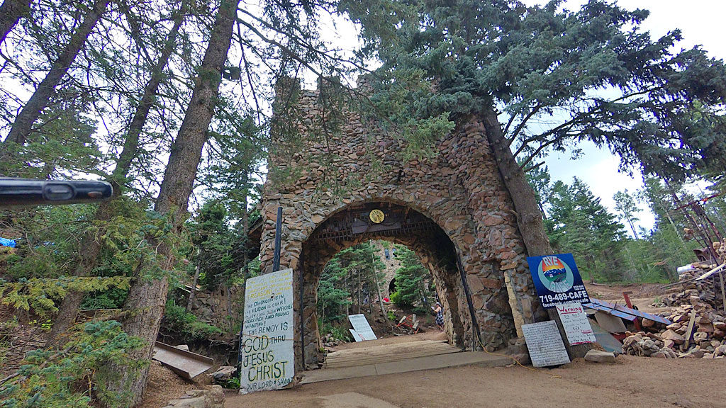 The barbican, moats and signs are the first fixtures to greet guests to the castle. When visiting, it doesn't take long to figure out that OSHA has no idea the Castle exists.